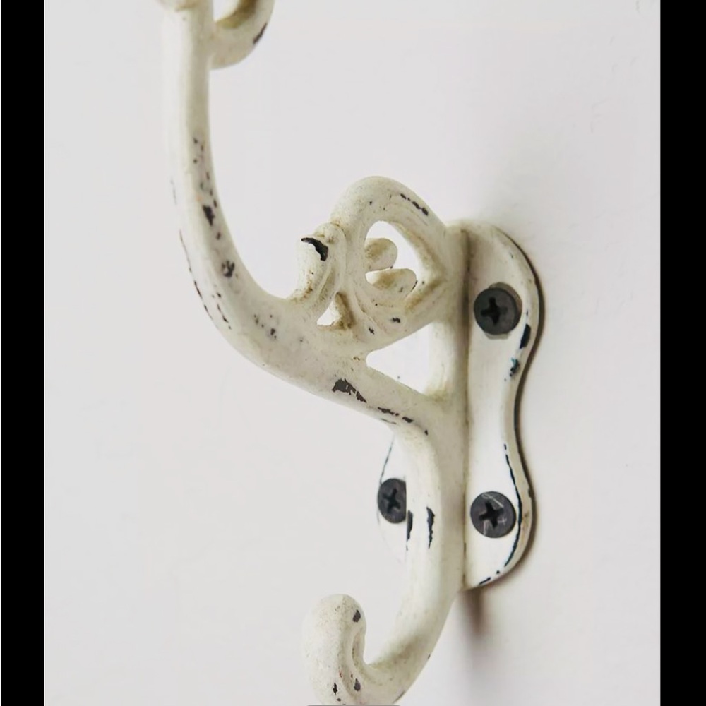 Anthropologie Cast Iron Marais Hooks
